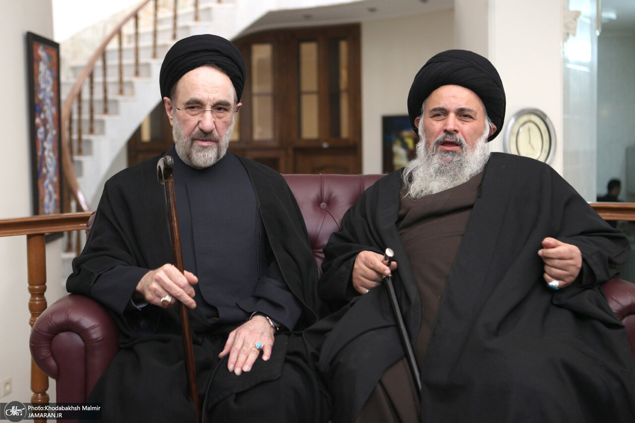 عکسهایی از آیتالله موسوی بجنوردی در کنار معاون ابراهیم رئیسی، آیت الله هاشمی و علی لاریجانی 4