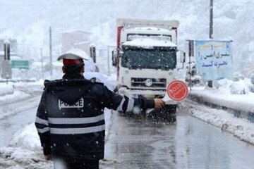 بارش برف و باران در جاده‌های این 13 استان