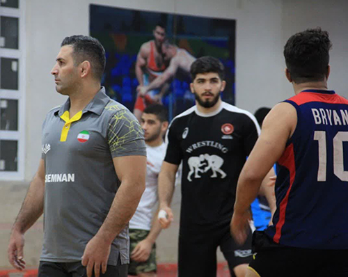 تصاویر تمرینات تیم ملی کشتی آزاد جوانان در سمنان