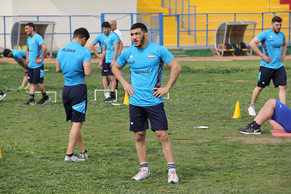 تصاویر تمرینات تیم ملی کشتی آزاد جوانان در سمنان