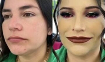 شهرت یک سالن زیبایی بخاطر آرایشهای زشت و ترسناک