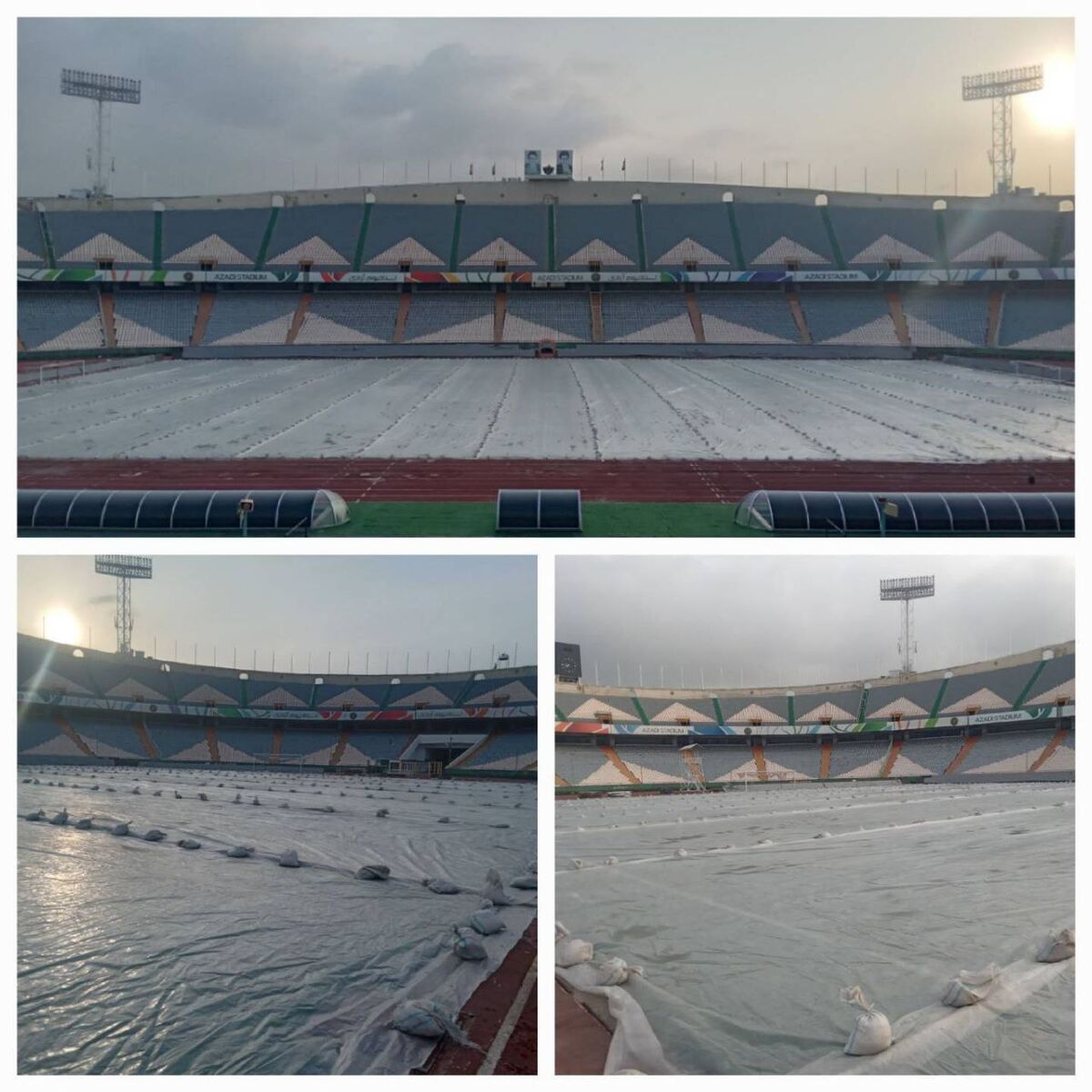 عکس| آزادی سفیدپوش قبل از دیدار استقلال - سپاهان