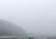 مه‌گرفتگی و کاهش دید در جاده‌های کرمان