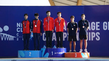 سومین مدال شیرجه رنگ برنز داشت / واژیر و اصلانی در شیرجه هماهنگ سوم شدند