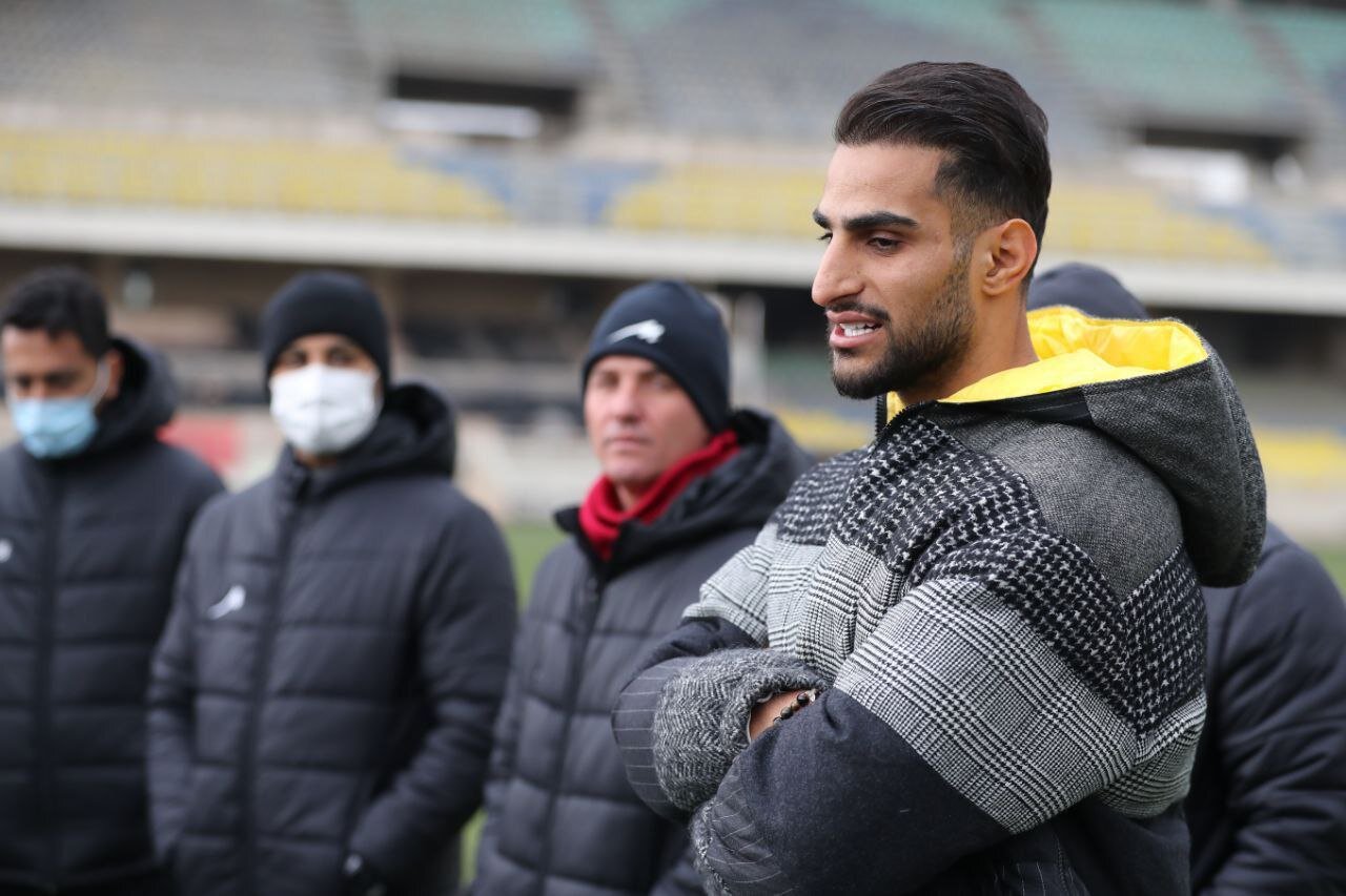 عکس| خداحافظی یک پرسپولیس در تمرین امروز