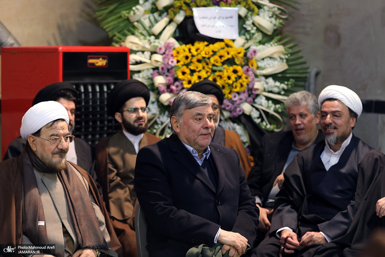 همنشینی سیدمحمد خاتمی و علی لاریجانی در یک مراسم + عکس 4