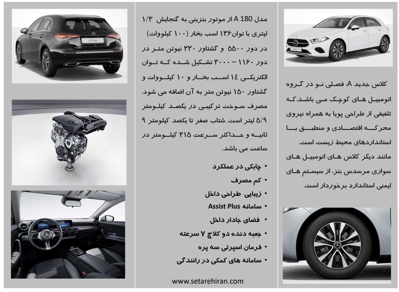 آشنایی با بنز هاچبک جانبازان/ عکس