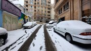 برکت برف قدیم به تهران برگشت/ این تصویر برف در پایتخت است!