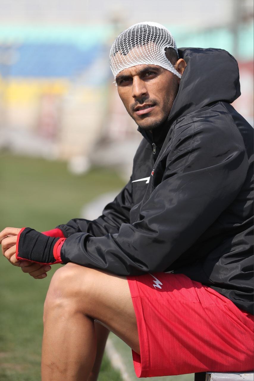 عکس| وضعیت مدافع پرسپولیس پس از مصدومیت وحشتناک