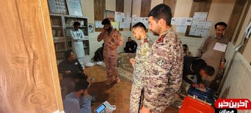 مشارکت پرشور دریادلان ارتش جمهوری اسلامی در پای صندوق رای پایگاه دریایی مکران روستای آبکوهی لیردف