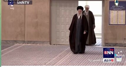 اولین عکس از حضور رهبر انقلاب در پای صندوق رأی 2