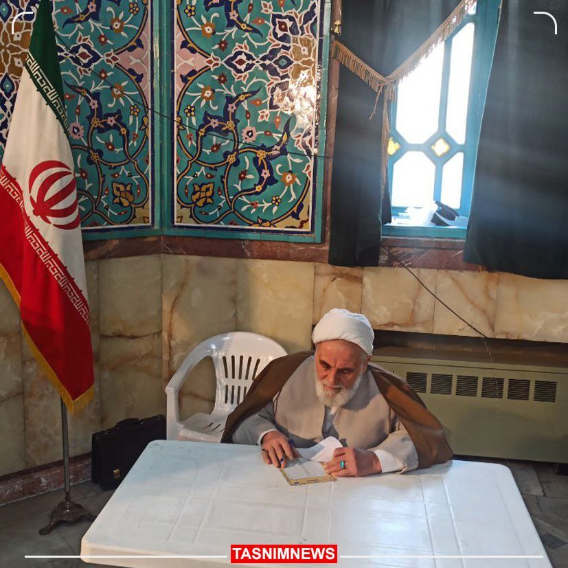 ناطق نوری به حسینیه ارشاد رفت و رأی داد /عارف و همسرش پای صندوق رأی حوزه جماران +عکس