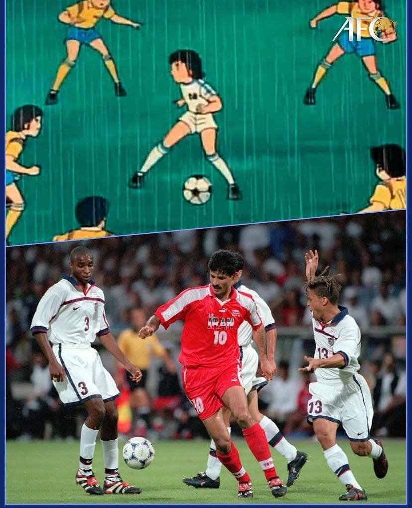 عکس|  وفتی علی دایی سوباسا شد!