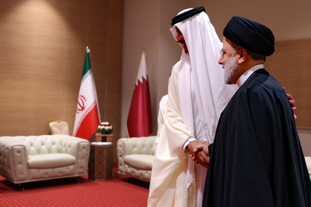 رئیسی در دیدار با امیر قطر: روابط اقتصادی با رژیم صهیونیستی به معنای حمایت مالی از این رژیم است