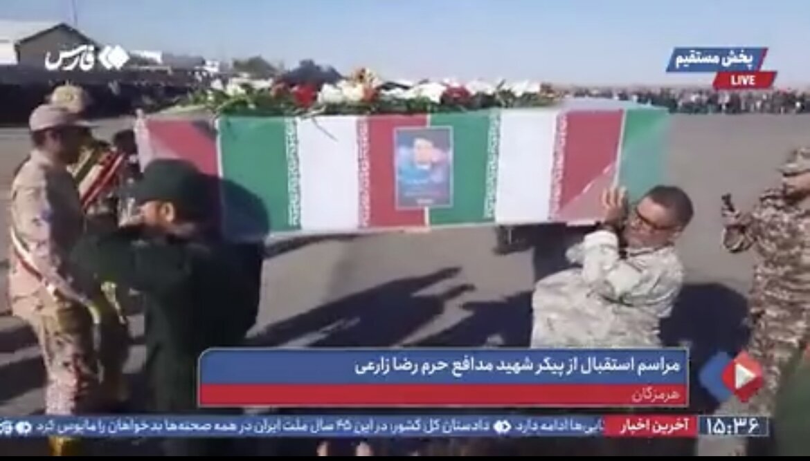 اولین تصویر از پیکر مستشار نظامی سپاه که توسط اسرائیل شهید شد