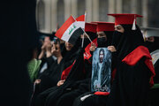 تصاویر | جشن فارغ التحصیلی دختران دانشجوی عراقی در عتبه مقدس حسینی(ع)