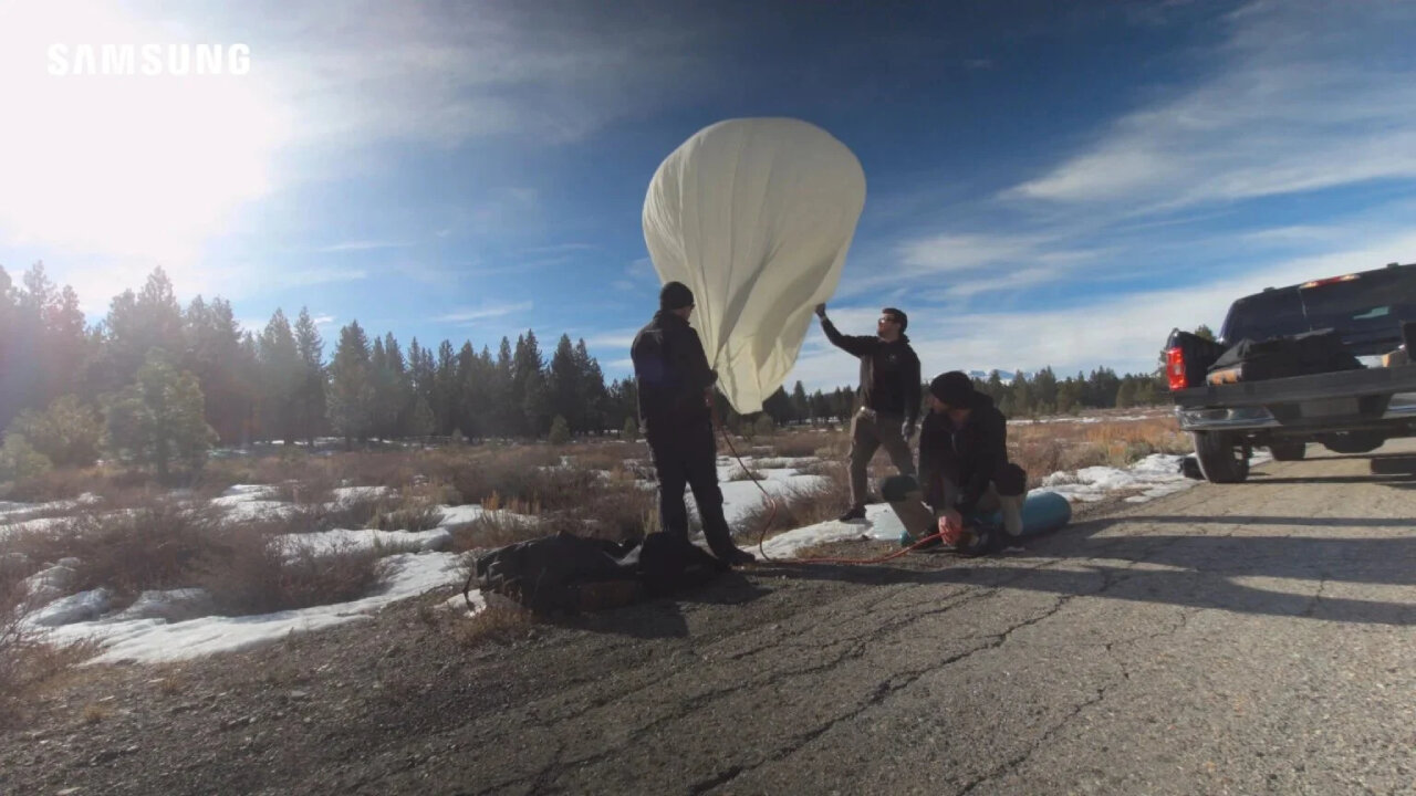 زمین از نگاه گلکسی S۲۴ اولترا؛ پرچمدار سامسونگ به فضا رفت!/ عکس