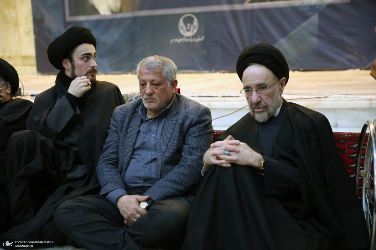 گفتوگوی سیدمحمد خاتمی و محسن هاشمی در یک مراسم + عکس 3