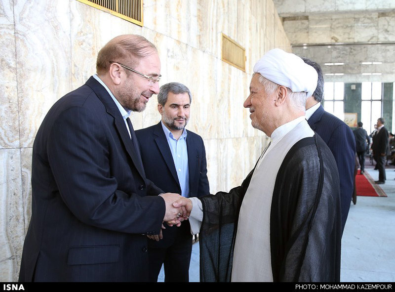 احمدی نژاد شکار دوربین ها شد / قالیباف با آیت الله خوش و بش کرد، جنتی معنادار نگاه کرد + عکس 5