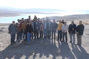 بازدید دانشجویان دانشگاه تفرش از سد مخزنی نهب در استان قزوین