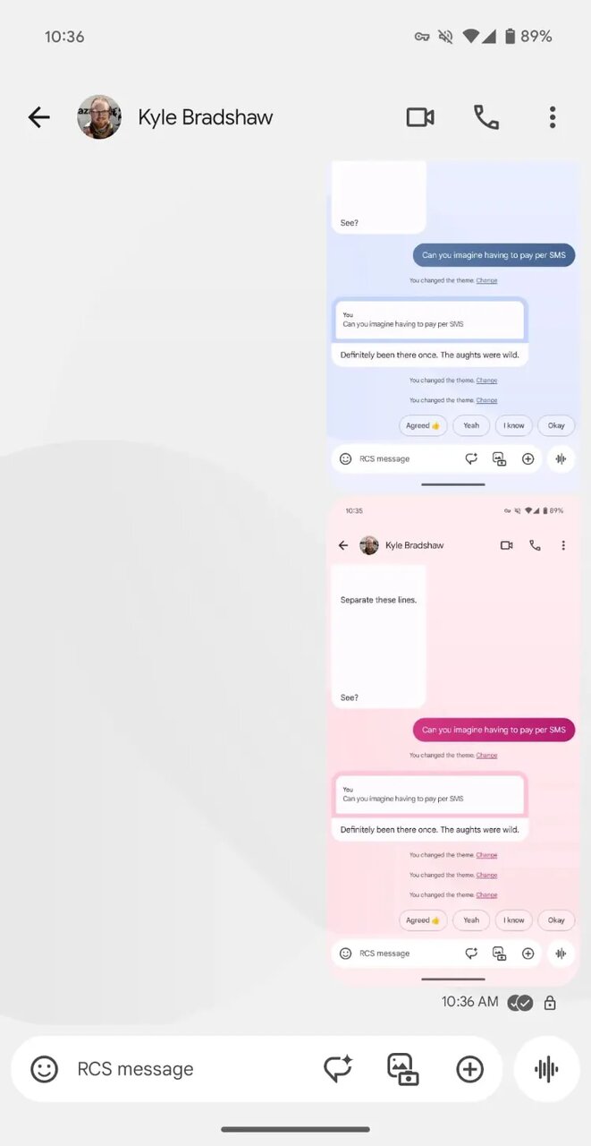 قابلیتهای جذاب گوگل مسیجز از راه رسید/ عکس