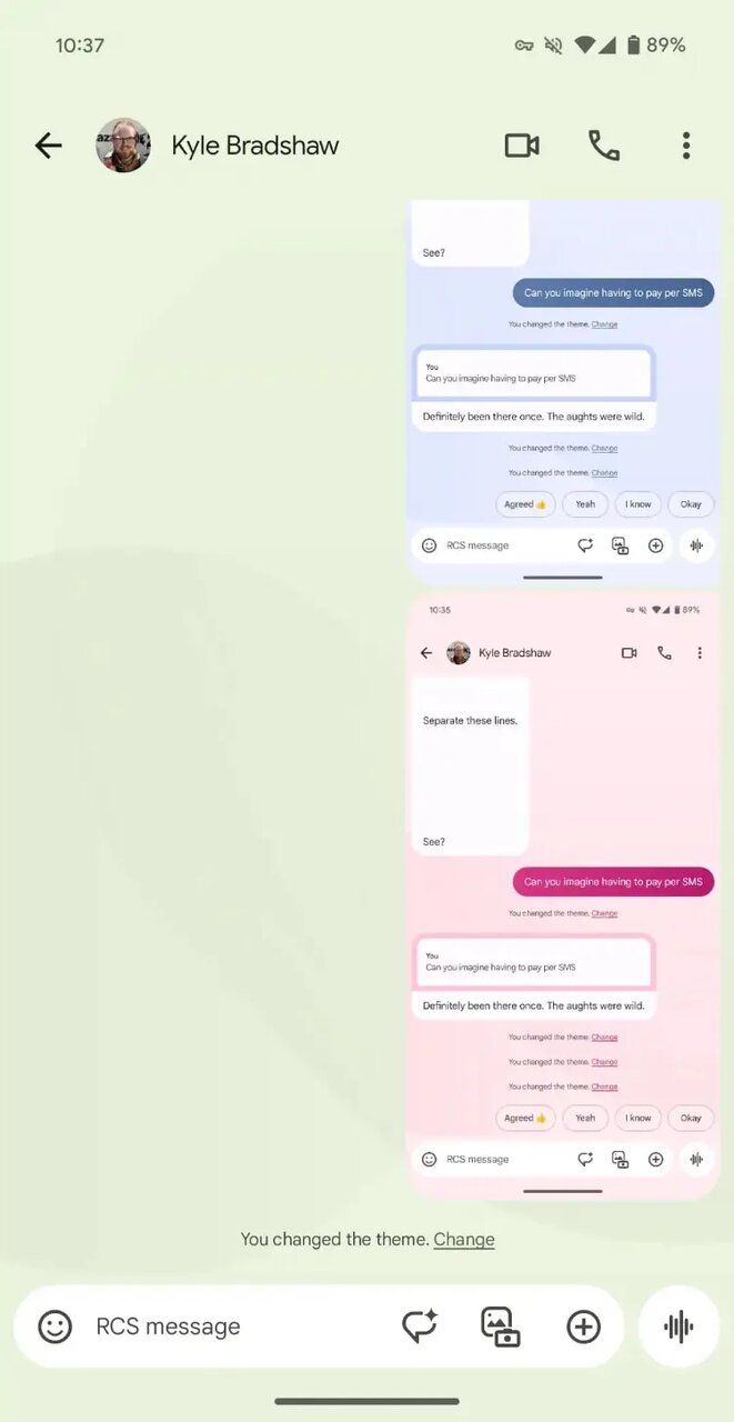 قابلیتهای جذاب گوگل مسیجز از راه رسید/ عکس
