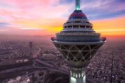 ببینید | انفجارهای تهران در چهارشنبه‌سوری از نمای دوربین برج میلاد