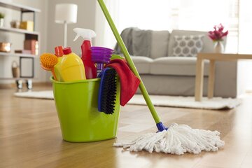 برنامهریزی 5 مرحلهای برای اینکه خانهتکانی را سریع انجام دهیم