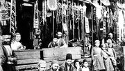 تهران قدیم| عکسی ناب از تکیه عزاداری امام حسین در کامرانیه، دوره قاجار