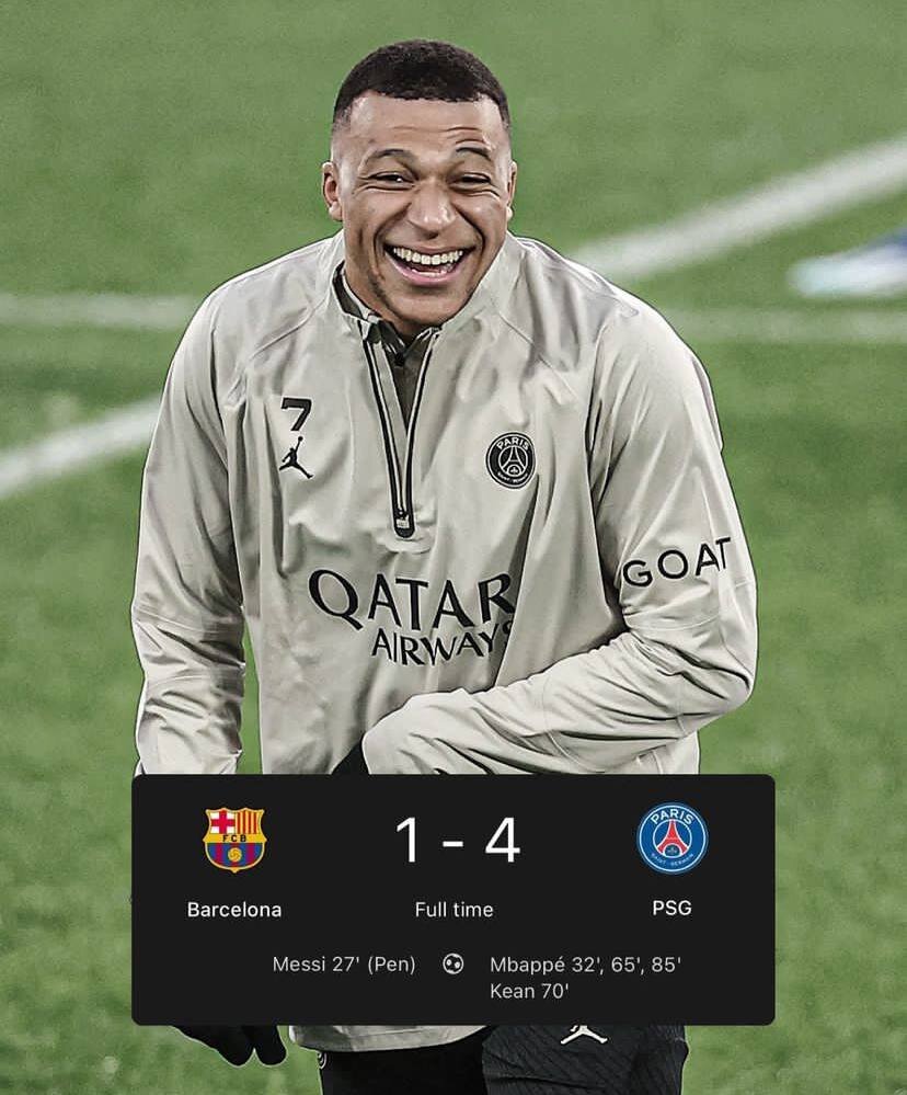 عکس| تقابل دوباره امباپه و بارسا؛ به یاد آن شب رویایی!