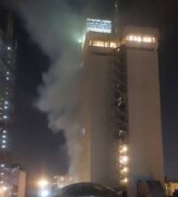 هتل معروف تهران آتش گرفت/ درگیری مدیران هتل با آتش‌نشانان: چرا تعداد زیادی آتش‌نشان به محل حادثه اعزام کرده‌اید!