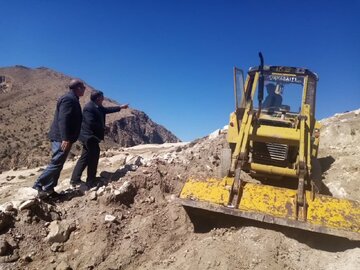 اتمام آبرسانی سیار با اجرای خط پدافندی درهفت پیران