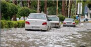 ببینید | شاهکار شهرداری خور و بیابانک اصفهان؛ تبدیل خیابان به رودخانه با بارش باران