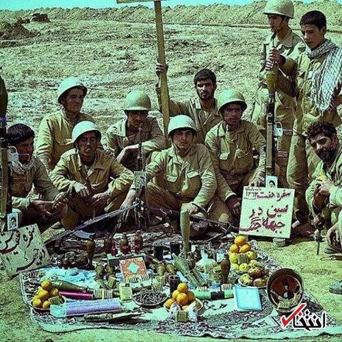 عکسی از یک سفره هفت سین متفاوت و جنگی 1 عکسی از یک سفره هفت سین متفاوت و جنگی