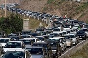 ببینید | ترافیک سنگین در بزرگراه تهران شمال