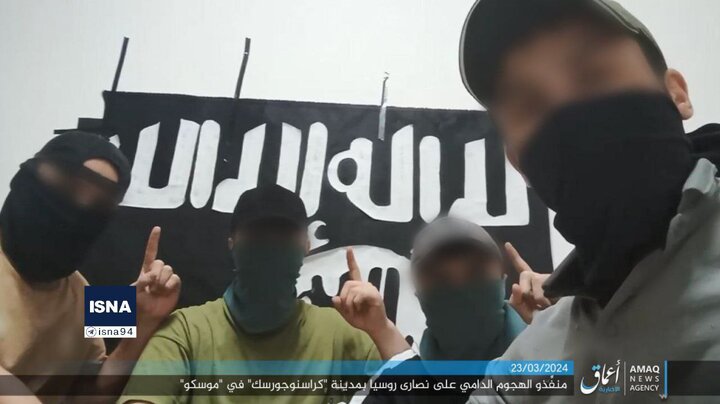 داعش تصاویر مهاجمان به سالن کنسرت مسکو را منتشر کرد
