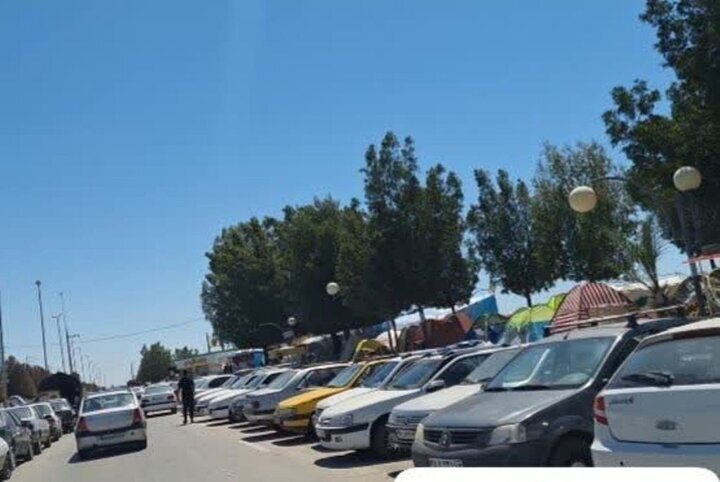 ببینید | پارک کردن عجیب خودروها توسط مردم در این استان