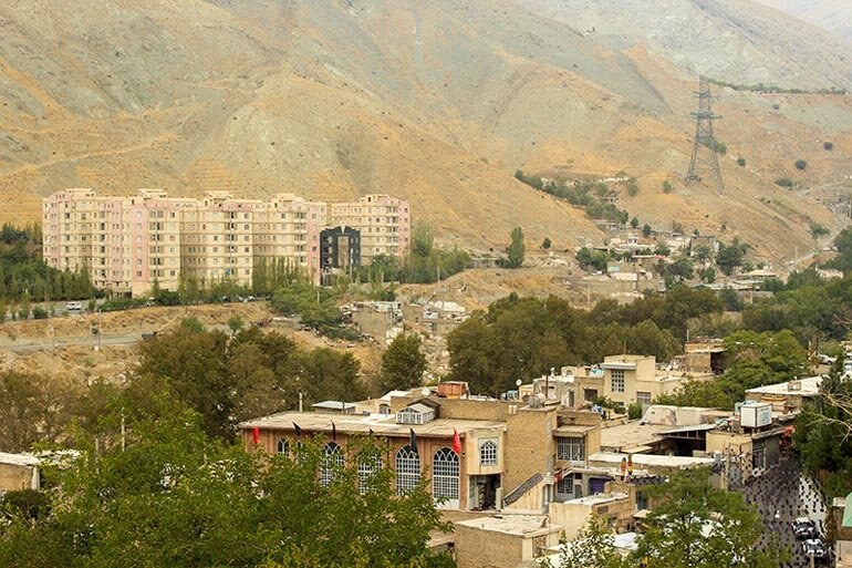 ببینید | هوای تمیز و پاک تهران تهران از نمای ارتفاعات فرحزاد