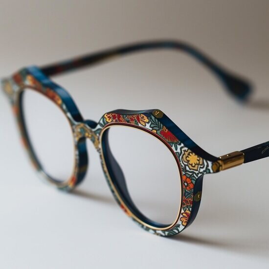 طراحی فریم عینک با الهام از نقش و نگار قالی ایرانی