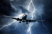 تصاویر | تصاویری خیره کننده از رعد و برق از نمای هواپیما
