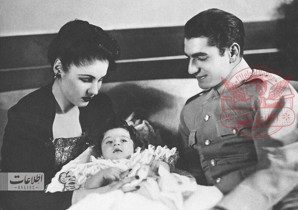 عکس | تصویری منتشر نشده از محمدرضا پهلوی و فوزیه در نوروز سال 1323