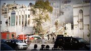 ببینید |  تصاویری از صدمات وارد شده به ساختمان کنسولگری ایران در دمشق
