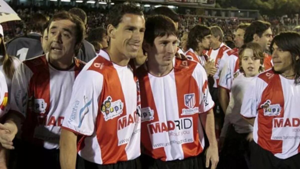 لیونل مسی در پیراهن دشمن بارسلونا