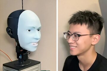 واکنش باورنکردنی یک ربات به لبخند انسان‌ها