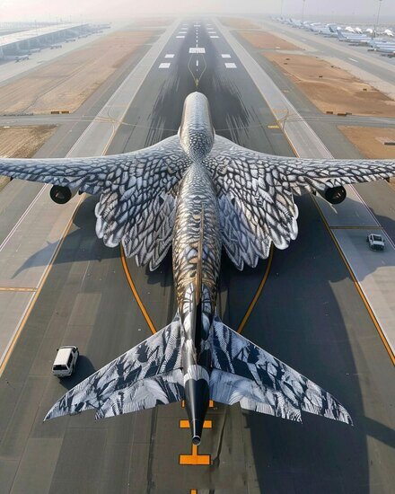 ساخت هواپیمای زیبا بوسیله هوش مصنوعی + عکس