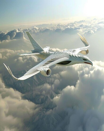 ساخت هواپیمای زیبا بوسیله هوش مصنوعی + عکس