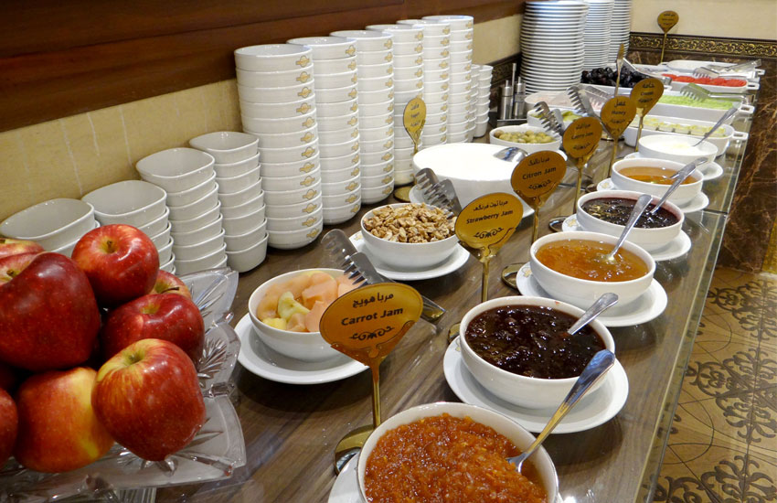 کیفیت سرو صبحانه در هتل‌های اصفهان