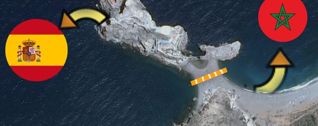 کوتاهترین مرز در جهان/ عکس