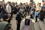 ببینید | تصاویر تازه از مراسم تشییع زنده‌یاد رضاداودنژاد در خانه سینما