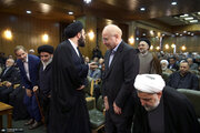 عکسی از همنشینی قالیباف و سیدعلی خمینی در یک مراسم